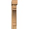 Ekena Millwork Merced Block Rough Sawn Bracket w/ Offset Brace, Western Red Cedar, 8"W x 36"D x 44"H BKT0806X36X44MRC05RWR - alternate 4